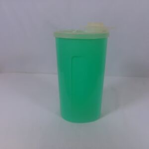 Tupperware Green Pitcher with Cream Lid